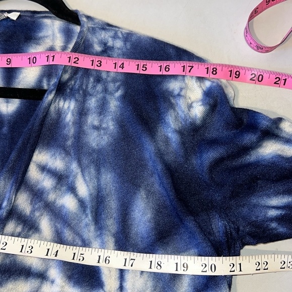 Chicos Womens Silk Nylon Angora Rabbit Waterfall Cover Up Cardigan Size Medium - Picture 7 of 10